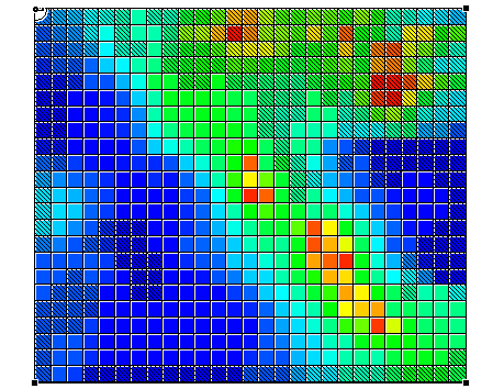 An Orthogonal Grid of an Aquifer