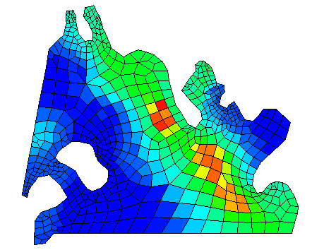 A Quadrilateral Mesh of an Aquifer