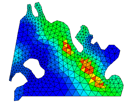 A Triangular Mesh of an Aquifer