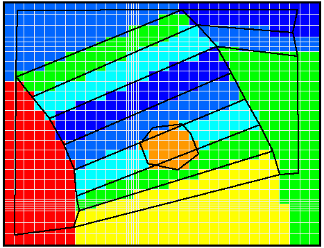 How Coverage Information is represented on a MeshMaker Grid